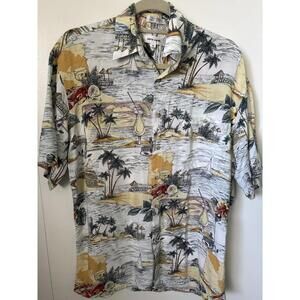 Vintage Pierre Cardin Hawaiian Shirt, Men’s Medium